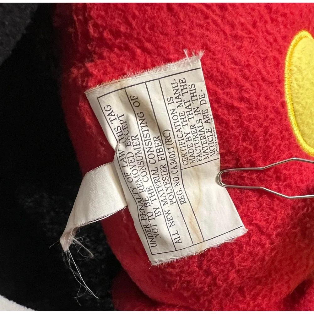 Vintage Micky Mouse Jumbo Plush 27